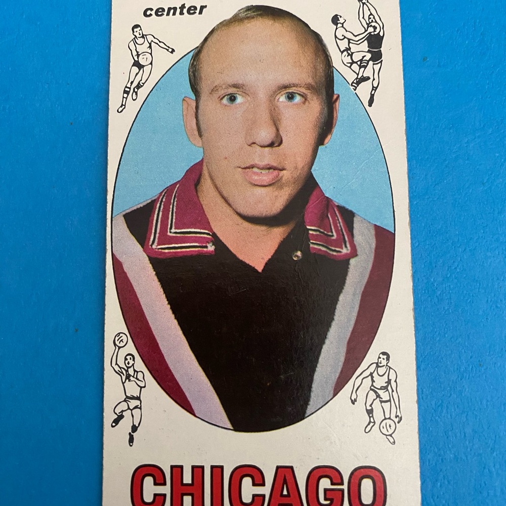 Topps Chicago Center Card - Maroon and Black
